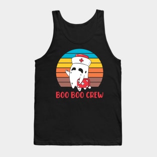 Boo Boo Crew Nurse Shirts Halloween Nurse Shirts for Women Tank Top